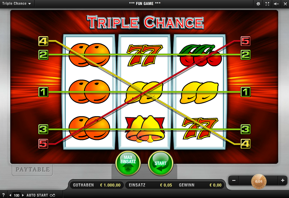 Triple Chance online kostenlos spielen