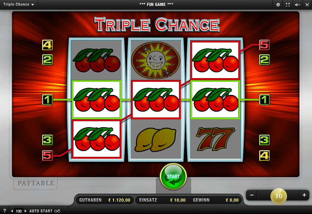 Triple Chance online kostenlos spielen